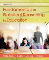 Fundamentals of Statistical Reasoning in Education 0470084065 Book Cover