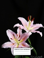 Composition Notebook: Flowers Floral Themed Notebook And Journal 7.44 x 9.69 inches 110 College Ruled Pages 1692236504 Book Cover