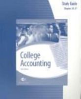 Study Guide and Working Papers, Chapters 16-27 for Heintz/Parry's College Accounting, 19th 0324640137 Book Cover