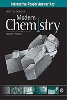 Modern Chemistry: Interactive Reader Answer Key 0547481942 Book Cover