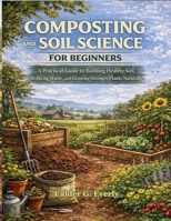 COMPOSTING AND SOIL SCIENCE FOR BEGINNERS: A Practical Guide to Building Healthy Soil, Reducing Waste, and Growing Stronger Plants Naturally B0GFDJK3NP Book Cover