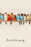 Bird Watching Log: Spotting Journal - Field Book - Watching Guide / A Perch of Birds Cover by Hector Giacomelli 108937187X Book Cover
