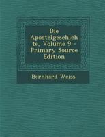 Die Apostelgeschichte; Volume 9 027078876X Book Cover
