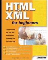 HTML and XML for Beginners 0735611890 Book Cover