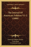 The Journal Of American Folklore V1-2 1166625249 Book Cover