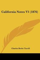 California Notes V1 1166597369 Book Cover
