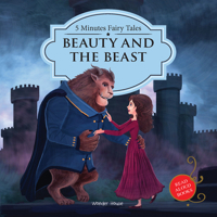 5 Minutes Fairy tales Beauty and the Beast: Abridged Fairy Tales For Children (Padded Board Books) 9388144473 Book Cover