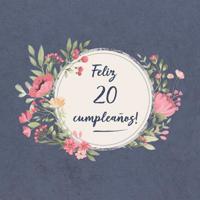 Feliz 20 Cumplea�os: El libro de firmas evento - Libro De Visitas para Fiesta - Aniversario cumplea�os - Feliz Cumple a�os - Ideas de regalos individuales - Familia y amigos 1074515900 Book Cover