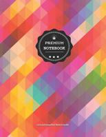 Premium Notebook: XXL Artist`s Sketch Book: 8.5" X 11" Inches, Personalized Artist Drawing Book "colors006" 110 Pages, Drawing, Sketching and Creative Art Works. Notebook and Sketchbook to Draw 1092296522 Book Cover