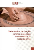 Valorisation de l'argile comme materiaux contenant de la metakaolinite 3639546385 Book Cover