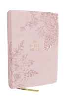 KJV Compact Large Print Bible, Pink Leathersoft, Red Letter, Comfort Print 1400355621 Book Cover