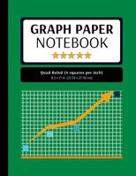 Graph Paper Notebook: 200 Pages, 4x4 Quad Ruled, Grid Paper Composition (Large, 8.5x11 in.) 108259797X Book Cover