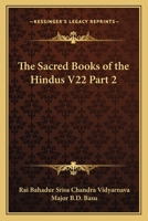 The Sacred Books of the Hindus V22 Part 2 1162627441 Book Cover