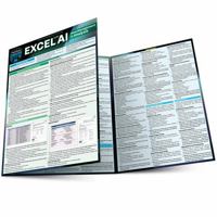 Excel with AI - Data Management & Analysis: A Quickstudy Laminated Reference Guide 1423254295 Book Cover