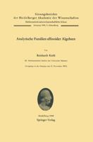 Analytische Familien Affinoider Algebren 3540043330 Book Cover