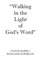 Walking in the Light of God's Word 0645982709 Book Cover