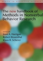 The New Handbook of Methods in Nonverbal Behavior Research (Series in Affective Science) 0198529619 Book Cover