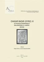 Chagar Bazar (Syrie) III: Les Trouvailles Epigraphiques Et Sigillographiques Du Chantier I (2000-2002) 9042920890 Book Cover