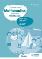 Cambridge Primary Mathematics Workbook 5 Second Edition 1398301221 Book Cover