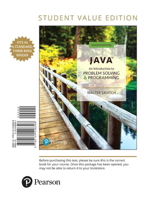 Java: An Introduction to Problem Solving and Programming