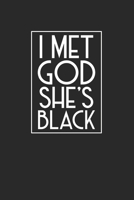 I Met God She's Black: 2 Jahres Kalender I Monatsplaner I Familienplaner I Planer Din A5 120 Seiten I Tagebuch I Januar 2020 - Dezember 2021 Wochenplaner I Todo Liste I Wichtige Termine I Organisieren 1678468320 Book Cover