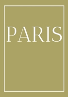 Paris: A colorful decorative book for coffee tables, end tables, bookshelves and interior design styling | Stack city books to add decor to any room. ... or as a gift for interior design savvy people 1713227193 Book Cover