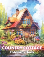 Country Cottage Coloring Book For Adults: 100+ Unique and Beautiful Designs B0CPBWD2RT Book Cover