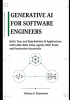 Generative AI for Software Engineers: Build, Test, and Ship Reliable AI Applications with LLMs, RAG, Tools, Agents, MCP, Evals, and Production Guardrails B0HDZ6MZG2 Book Cover