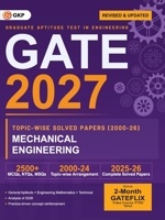 GATE 2027 Mechanical Engineering Topic-wise Previous Year Solved Papers (2000-2026) 27 Years PYQ with Detailed Solutions MCQs, NTQs & MSQs GATE ME Topicwise Question Bank 9369141707 Book Cover