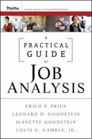 A Practical Guide to Job Analysis 0470434449 Book Cover