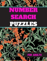 Number Search Puzzles for adults: Over 100 Puzzles B08BDSDWXZ Book Cover