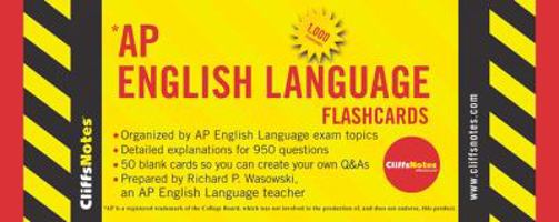 CliffsNotes AP English Language Flashcards (CliffsNotes) 0470269855 Book Cover