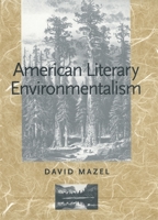 American Literary Environmentalism 082032180X Book Cover