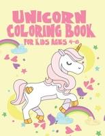 Unicorn Coloring Book: Amazing Adorable Unicorns Rainbow Magical 1695534735 Book Cover