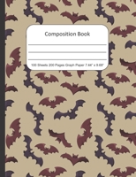 Composition Book Graph Paper: Quad Rule (4x4) Graph Paper, Four Squares per Inch Journal Notebook for Math, Science, School, Home or Work 1691113026 Book Cover