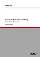 Vergessene Denker der Aufkl�rung: Dargestellt an Beispielen 3640951905 Book Cover