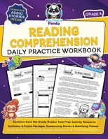 Reading Comprehension Grade 4 Daily Practice Workbook: Common Core 4th Grade Reader Test Prep Activity Resource | Nonfiction & Fiction Passages, ... with Summer Homeschool & Classroom Exercises 1953149871 Book Cover