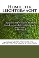 Homiletik leichtgemacht: Blockseminar Homiletik des JesusLebt Worship-Centers unter der Leitung von Pastor Raphael Marschall 1519352794 Book Cover