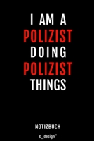 Notizbuch f�r Polizisten / Polizist / Polizistin: Originelle Geschenk-Idee [120 Seiten gepunktet Punkte-Raster blanko Papier] 1710108665 Book Cover