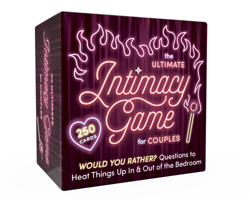 The Ultimate Intimacy Game for Couples: Would You Rather? Questions to Heat Things Up In and Out of the Bedroom 250 Cards. Includes Wild Cards! 0593885791 Book Cover