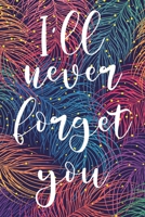 I'll Never Forget You: Password Logbook & Vault Keeper, Username & Website, Colorful Design 1699024286 Book Cover