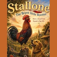 Stallone the Brave Little Rooster: How a Small Bird Found a Big Life (The Brave Little Rooster Adventures) B0GY89BCM2 Book Cover