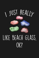 I Just Really Like Beach Glass Ok: Blank Lined Notebook To Write In For Notes, To Do Lists, Notepad, Journal, Funny Gifts For Beach Glass Lover 1677315083 Book Cover