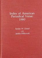 Index of American Periodical Verse 0810814803 Book Cover