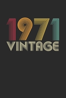 Vintage notebook paper 1971 Birthday 49th Gift 1679702343 Book Cover