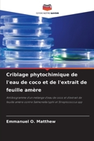 Criblage phytochimique de l'eau de coco et de l'extrait de feuille amère (French Edition) 6209806627 Book Cover