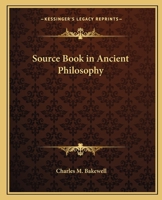 Source Book in Ancient Philosophy 0766101479 Book Cover