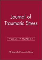 Journal of Traumatic Stress (JTS - single issue Journal of Traumatic Stress) 0787996084 Book Cover