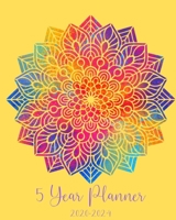 5 Year Planner 2020-2024: Mandala Cover - 60 Month Calendar - Five Year Monthly Planner / Diary Journal - Multi Year Schedule Organizer - Agenda Notebook with Inspirational Quotes 1695643305 Book Cover