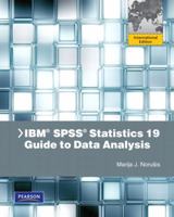 IBM SPSS Statistics 19 Guide to Data Analysis 032180998X Book Cover
